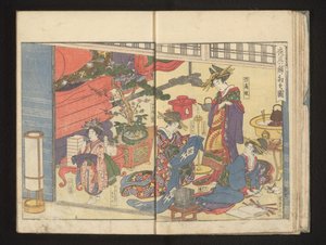 Preparations for the Festivities by Kitagawa Utamaro