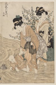 Yamashiro Province from the Series Fashionable Six Jewel Rivers by Kitagawa Utamaro