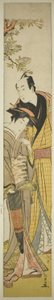 Young Couple under Cherry Tree by Kitao Masanobu