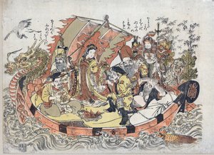 Seven Lucky Gods by Kitao Shigemasa