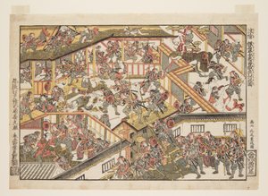 The Night Attack from the Storehouse of Loyalty, New Perspectives by Kitao Shigemasa