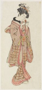 Young Woman Examining a Ground Cherry, late 18th century