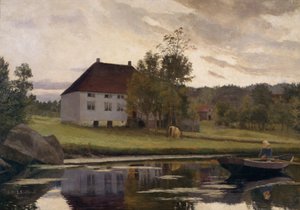 Bossevig, after sunset by Kitty Lange Kielland
