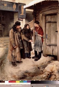 Parents Visit Their Son by Klavdiy Vasilievich Lebedev