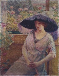 Girl with a Black Hat