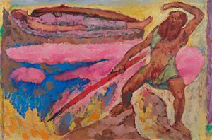 Wotan and Brunhilde by Koloman Moser