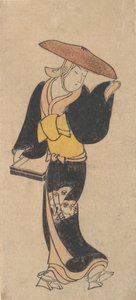 The Actor Sanjo Kantaro as an Itinerant Buddhist Nun, ca. 1715 by Kondo Kiyoharu