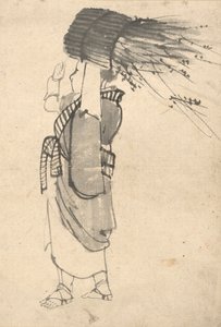 The Twig Bearer by Kono Bairei