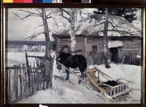 Winter by Konstantin Alekseevich Korovin