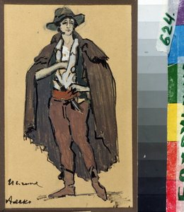 Costume Design for the Opera Aleko by Sergei Rachmaninoff