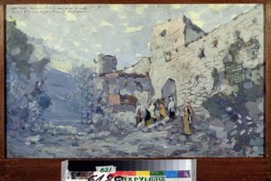 Stage Design for the Opera The Demon by A. Rubinstein by Konstantin Alekseevich Korovin
