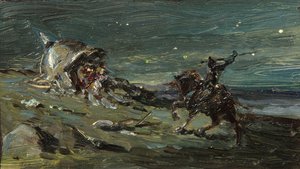 Stage Design for the Opera Ruslan and Lyudmila by M. Glinka by Konstantin Alekseevich Korovin