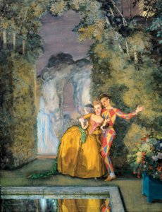 Maid with Harlequin, c. 1900