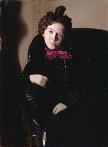 Portrait of Anna Petrovna Ostroumova-Lebedeva, 1901 by Konstantin Andreevic Somov