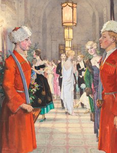 The Cossack Ball by Konstantin Andreevic Somov
