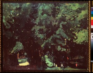 A Park by Konstantin Andreevic Somov