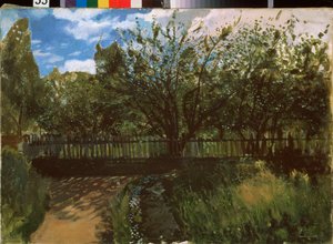 A Small Garden by Konstantin Andreevic Somov
