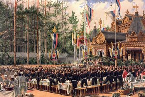 The Coronation Feast in Sokolniki (From the Coronation Album)