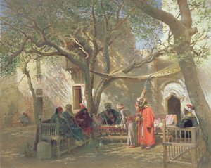 Dervishes in Cairo by Konstantin Egorovich Makovsky