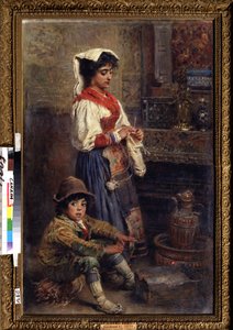 The Models Waiting for the Artist by Konstantin Egorovich Makovsky
