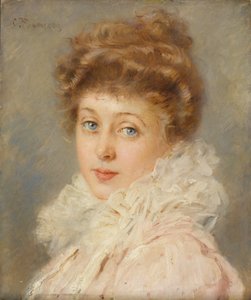 Portrait of an Elegant Woman by Konstantin Egorovich Makovsky