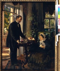 A Manor House Chatelaine by Konstantin Egorovich Makovsky