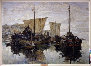 Boats. Novgorod the Great