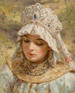Girl with Kokoshnik