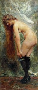 Nude in Black Stockings
