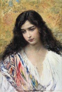 Russian Beauty by Konstantin Makovsky