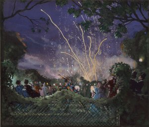 Fireworks, 1929 by Konstantin Somov