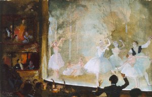 Russian Ballet, Champs-Elysees: Les Sylphides, 1932 by Konstantin Somov