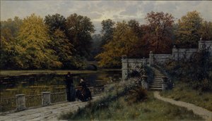 The Lazienki Park, 1886 by Konstantin Yakovlevich Kryzhitsky