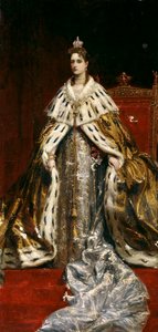 Portrait of Empress Alexandra Fyodorovna of Russia, 1890s by Konstantin Yegorovich Makovsky