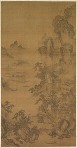 Mountain Market, Clear with Rising Mist by Korea, Joseon dynasty