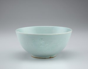 Bowl with floral spray decoration in relief, 19th century by Korean School