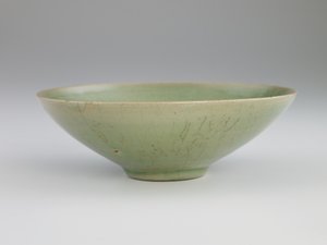 Bowl with Incised Design of Fish Among Waves by Korean School