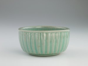 Bowl with Molded and Incised Decoration of Bamboo by Korean School