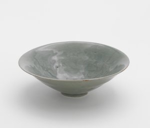Bowl with Molded Peony Vinescroll Design by Korean School