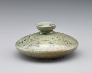 Oil bottle, mid 13th century