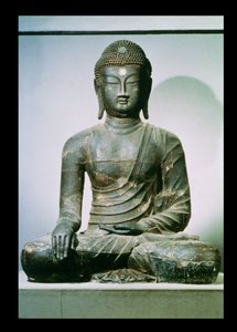 Seated Sakyamuni Buddha from Chungung-ni by Korean School