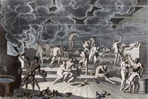 A Russian bathhouse, 1811