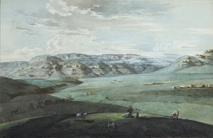 View of Caucasian Mineral Waters and the Kislovodsk Fortress by Korneev