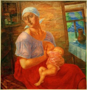 Mother by Kosma Sergejewitsch Petrow Wodkin