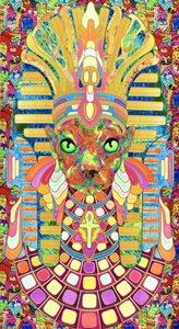Psychedelic Pharaoh Cat