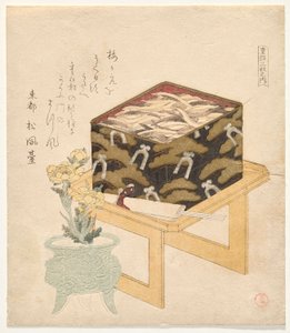 Still-life from the Series of The Three Tiered-Box of Food