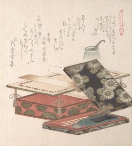 Table and Writing Set by Kubo Shunman