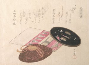 Tsuba Sword Guard and Bags, 19th century by Kubo Shunman