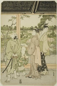 Viewing Votive Plaques at Mukojima by Kubo Shunman