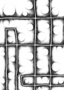Abstract Shaded Spheres Grid by Kulik